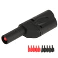 thumbnail image 1 of Conectores Enchufe Banana 10Pcs 4mm rojo / negro Seguridad Conectores de Enchufe Tipo Banana Apilables Totalmente Aislados ANGGREK Otros, 1 of 8