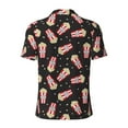 thumbnail image 4 of Rocae Popcorn for Men's Short Sleeve Polo Shirt, Quick Drying Performance Moisture Wicking Sports Men's Golf Shirt XX-Large, 4 of 9