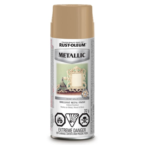 Rust-Oleum® Specialty Metallic Finish Spray Paint, Rose Gold, 312 g