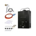 thumbnail image 2 of 7L Portable Water Heater Propane Water Heater Outdoors Tankless Water Heater Gas Multiple Protections For RV Cabin Barn Camping ,Digital Temperature Display, 2 of 7