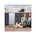 thumbnail image 3 of Beverage Refrigerator 15-Inch Beverage Fridge Weatherproof Stainless Steel, For Outdoor Kitchen And Patio Use, 3 of 3