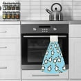 thumbnail image 5 of Hanging Towels 2 Pcs, Dish Towels Penguins Swinging Absorbent Hand Towels with Hanging Loop Washcloth for Bathroom Kitchen, 5 of 6