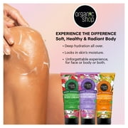 Organic Shop Jojoba Oil, Lotus & Rose Extract, Ultra Softening & Hydrating Body Cream, 100% Vegan & Organic, Daily Moisturizer, Body, Face & Hand Natural Lotion, Intensive Care Hydration. Pack 2