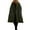 Green, variant on Wool Long Jacket Women Plus Size, Ladies Classy Midweight Open Front Cardigan Coat Notched Lapel Collar Overcoat (3X-Large, Green)