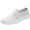 Blue, variant on CHWshoes Canvas Tennis Shoes for Women Low Top Casual White Black Sneakers for Women Slip on Fashion Comfortable Walking Shoes,White Size 39