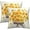 Yellow Flowers, variant on Hydrangea Flower Throw Pillow Cover Set of 2 18x18 Inch Vintage Blue Purple Floral Jar Watercolor Decorative Couch Pillow Cushion Case for Outdoor Patio Living Room Bedroom Decor