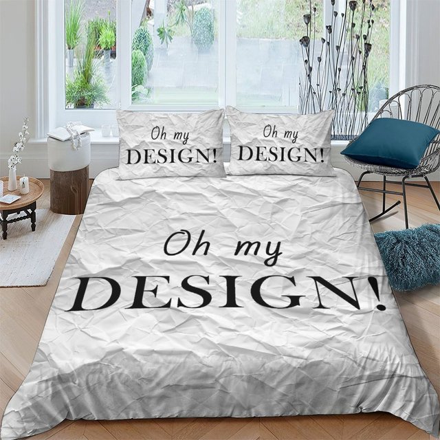 Home Bedding Cover Set Luxury Pattern Duvet Cover Quilt Cover Set Bed Gift Designable,Twin (68"x86")