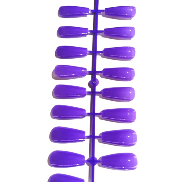 Vogacara Presione sobre las uñas postizas Parche de manicura artificial Decoraciones portátiles Pulido Consejos de uñas postizas profesionales de Juegos de manicura tipo 19 Vogacara CE013544-19B