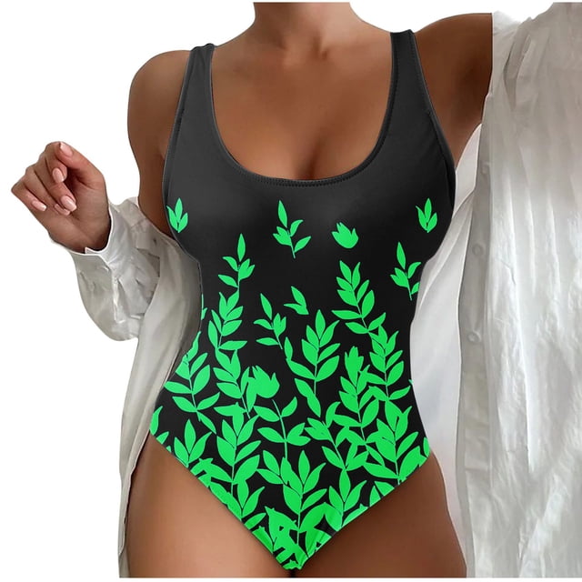 Bikini Tops para Mujeres Pantalones de Baño de Bikini Bottom, Traje de Baño de Cintura Alta para la Playa Y la Piscina