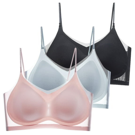 Women's Bra Women'S Thin Summer Bra - Breathable Ice Silk Bralette, Women's Bra XL