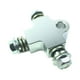 thumbnail image 5 of Conector de 3 vías para manguera de aceite de freno, kit de conversión de disco doble delantero, adaptador universal para manguera de freno triple de Plata, 5 of 8