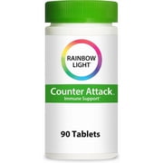 Counter Attack Immune Support Tablets | with Vitamin C and Zinc | 90 Count | by Rainbow Light