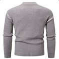thumbnail image 3 of PNTUTB Fashion Mens Casual Color-blocked Long Sleeve Knitted Turtleneck Warm Slim Fit Pullover Sweater, 3 of 4