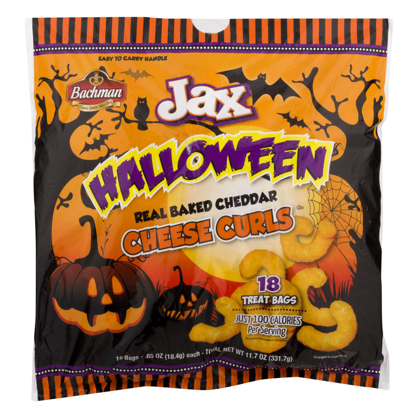 Bachman Jax Halloween Cheese Curls 18 ct Sack