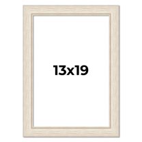 13x19 Frame White Real Wood Picture Frame Width 1.75 inches | Interior Frame Depth 0.5 inches |