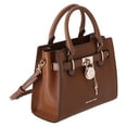 thumbnail image 6 of Michael Kors 35T1Ghms1L Small Hamilton Satchel Bag In Luggage, 6 of 7