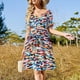 thumbnail image 4 of Vestido de manga corta de baile, vestidos elegantes para mujer, rebajas, vestidos de cóctel, vestidos de verano para mujer, 4 of 7