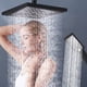 thumbnail image 1 of Cabezal de ducha presurizado con rociador de mano | Modos de lluvia y masaje de alta presión | Ajuste universal para brazo de ducha de baño | Panel grande con dial ajustable, 1 of 4