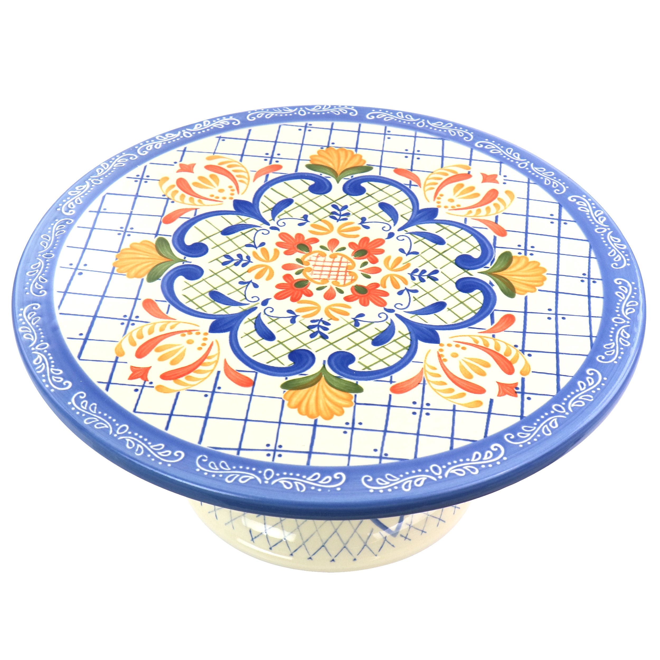 Laurie Gates California Designs Tierra Stoneware Cake Stand