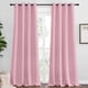 thumbnail image 1 of Par de cortinas NICETOWN Crystal Pink Blackout de 140 x 240 cm, 1 of 8