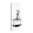 thumbnail image 3 of Stupell Industries Elephant In A Tub Funny Animal Bathroom Drawing Unframed Art Print Wall Art, 13x19, by Rachel Neiman, 3 of 5