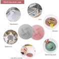 thumbnail image 5 of 2Pcs Shower Drain Cover, Easy to Clean and Install Shower Drain Cover, Drain Hair Catcher with Suction Cup, Shower Drain Protector Cover for Kitchen and Bathroom, 5 of 5