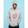 thumbnail image 2 of Dabbing Cupid Hoodie Men -Smartprints Designs, Male XX-Large, 2 of 4