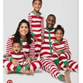 thumbnail image 1 of Mialoley Fashion Stripe Printing Round Neck Parent-child One-piece Pajamas, 1 of 2