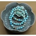 thumbnail image 3 of Turquoise Green Sea Sediment Jasper Gemstone 8mm Round Beads Stretch Bracelet 7 Inch Unisex, 3 of 4