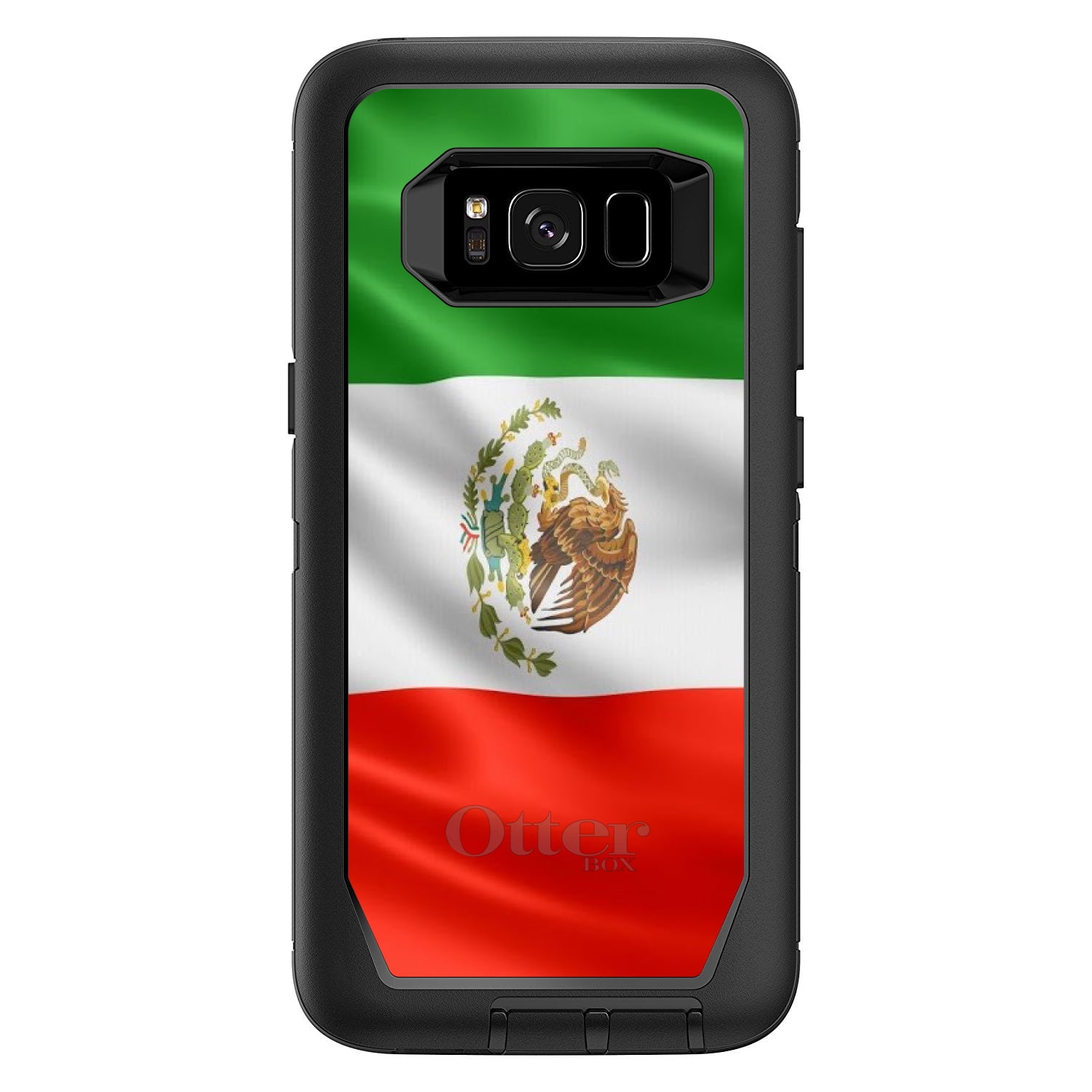 DistinctInk Custom Black OtterBox Defender Series Case for Samsung Galaxy S8+...
