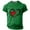 03 Green, variant on Weiqiqre Mens Shirts Baseball Game Day T-Shirt Fun Printed Retro Baseball Pattern Casual Short-Sleeved top