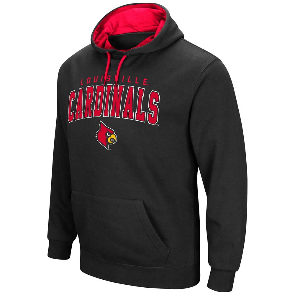 Mens Louisville Cardinals Pull-over Hoodie by Colosseum