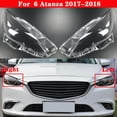 thumbnail image 3 of FlyFlise Right Front Headlight Cover Glass Lens Shell For Mazda 6 Atenza 17-19, 3 of 5