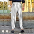 thumbnail image 4 of Men's Soft Comfy Loose Wide Leg Performance Sweatpants - Sports Running Cuffed Pants for Daily Use, 4 of 6