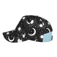 thumbnail image 5 of Fotbe Crescent And Stars Baseball Cap, Crescent And Stars Print Dad Hat,Outdoor Hat,Adjustable Sports Cap, Perfect For Activities, 5 of 9