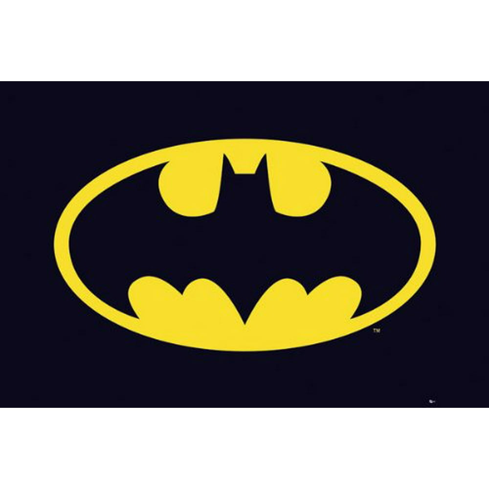 Batman Logo Poster New 24x36 - Walmart.com - Walmart.com