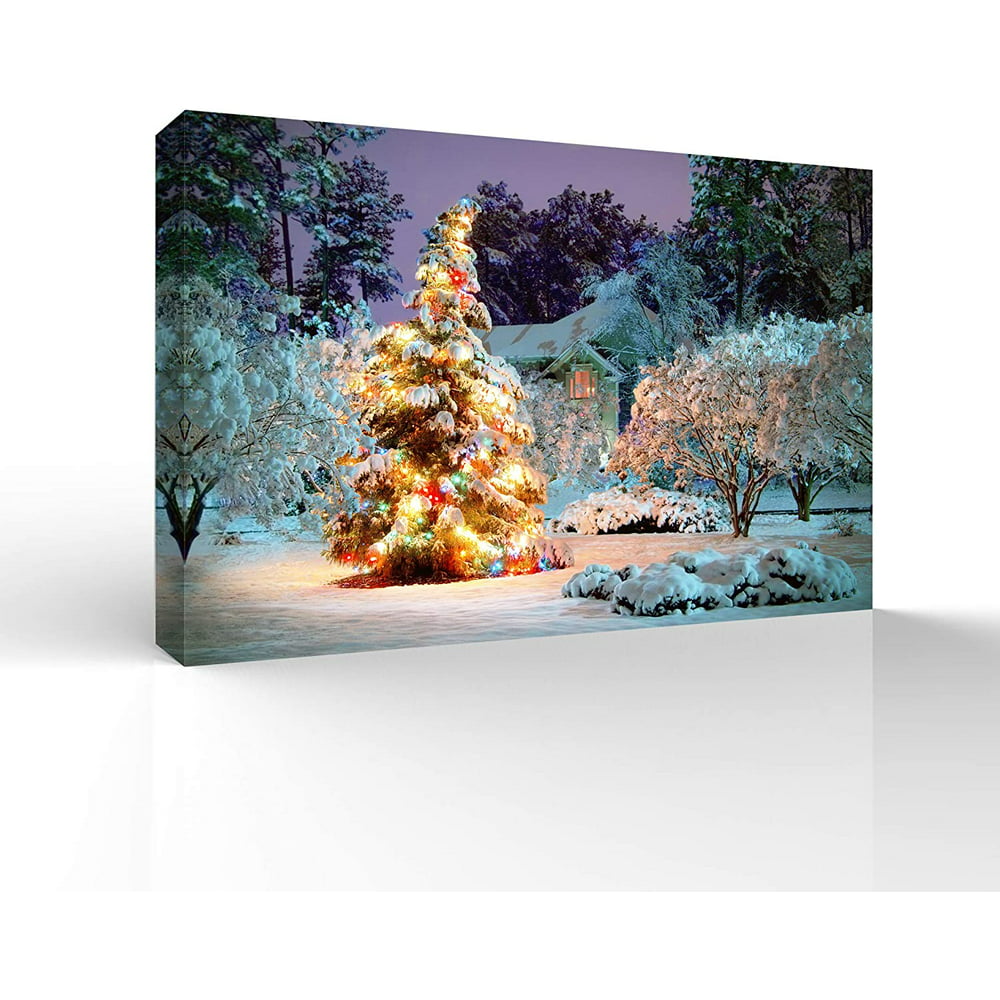 wall26 Canvas Wall Art Merry Christmas Pictures Home Wall