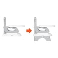 thumbnail image 5 of Baby Trend Portable High Chair, Ice Gray, Easy Compact Fold, 3-Position Tray, 5 of 7