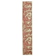 thumbnail image 2 of Northlight Burgundy Red Scroll Print Gold Wired Mesh Christmas Craft Ribbon 2.5" x 10 Yards, 2 of 3