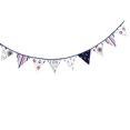 thumbnail image 4 of Banderines de fiesta YONGSHENG bandera triangular Decoración de cumpleaños azul 3,5 metros, 4 of 5