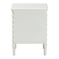 thumbnail image 6 of Baxton Studio Malinda Classic End Table, 2-Drawer, White, 6 of 9