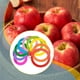 thumbnail image 5 of Calibrador circular de frutas, medidor de diámetro de frutas, regla para medir el tamaño de las manzanas, clasificación 9 anillos, 5 of 6