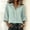 Light Blue women's collared blouse a1, variant on Women's Collared 3/4 Sleeve Flowy Blouse Casual Button Down Loose Fit Shirt Solid Work Travel Business Top Office Shirt, Wine 2XL