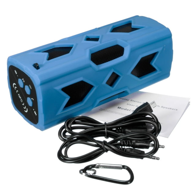 4.0 BoomBox Speaker Waterproof Shockproof with Metal Hook 3600 mAh Power Bank Bass NFC Built In Mic