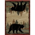 thumbnail image 2 of Mayberry Rug LK6391 2X8 2 ft. 3 in. x 7 ft. 7 in. Lodge King Riverwatch Area Rug, Multi Color, 2 of 4