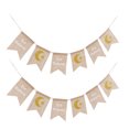 thumbnail image 4 of Pancartas de Eid Mubarak, 2 pancartas de Eid Mubarak, pancartas de Ramadán, decoraciones de Ramadán, apariencia llamativa, 4 of 12