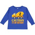 thumbnail image 3 of Inktastic 2nd Birthday Construction Truck, Cement Mixer 2 Years Old Boys or Girls Long Sleeve Toddler T-Shirt, 3 of 5