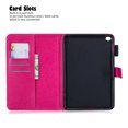 thumbnail image 3 of iPad Mini 4 Case, Allytech Emboss Butterfly Dianmond PU Leather Cover Folio Case Stand with Cash Card Slots & Strong Magnetic Clasp for iPad Mini 4 7.9 inch Display, Rose, 3 of 7