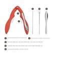 thumbnail image 5 of Spot Stainless Steel Eating Crab Four-Piece Set Multi-Purpose Crab Meat Extractor To Open Hairy Crab Clip Pliers To Eat Crab Peeling Tool, 5 of 7