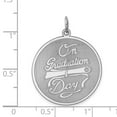thumbnail image 2 of Sterling Silver On Graduation Day Disc Charm - 1.4 Grams - Measures 32x25mm Wide, 2 of 2